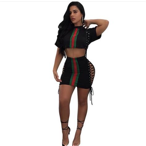 gucci inspired 2 piece set wholesale